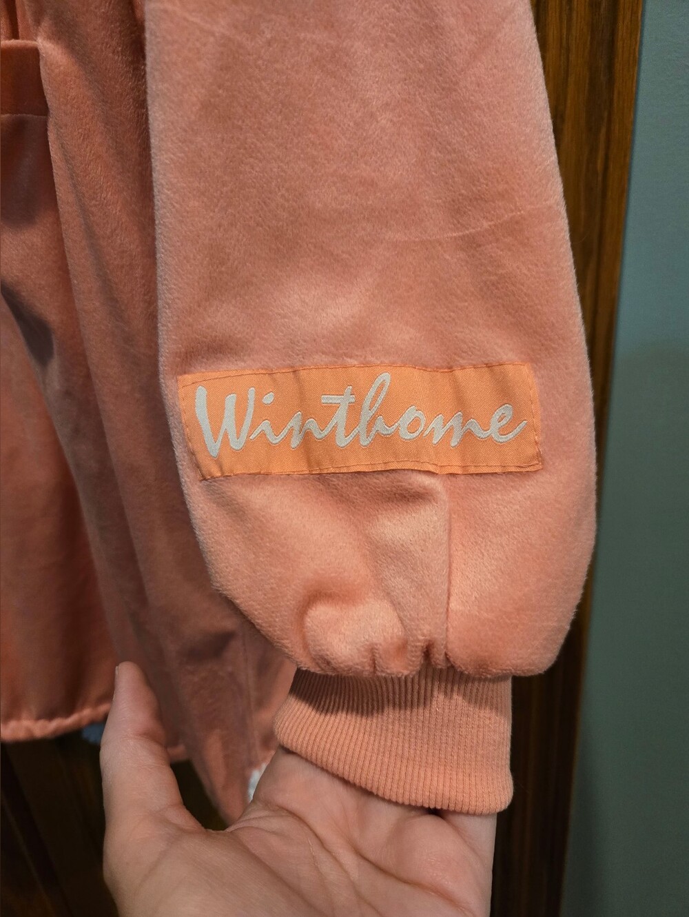 Plush Hooded Lounge Poncho in Soft Pink - Picture 5 of 16